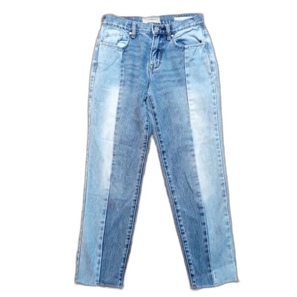 PacSun Vintage Icon Two-Tone Curvy High Rise Sz 2 / 24 Women's Jrs  Jeans - Picture 1 of 4